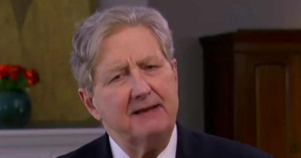 Louisiana Sen. John Kennedy raised several questions regarding classified documents found in President Joe Biden's possession.