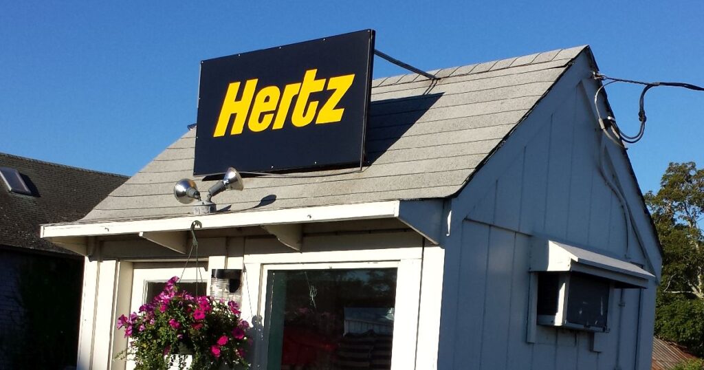 Hertz Rental Car office, via Wikimedia
