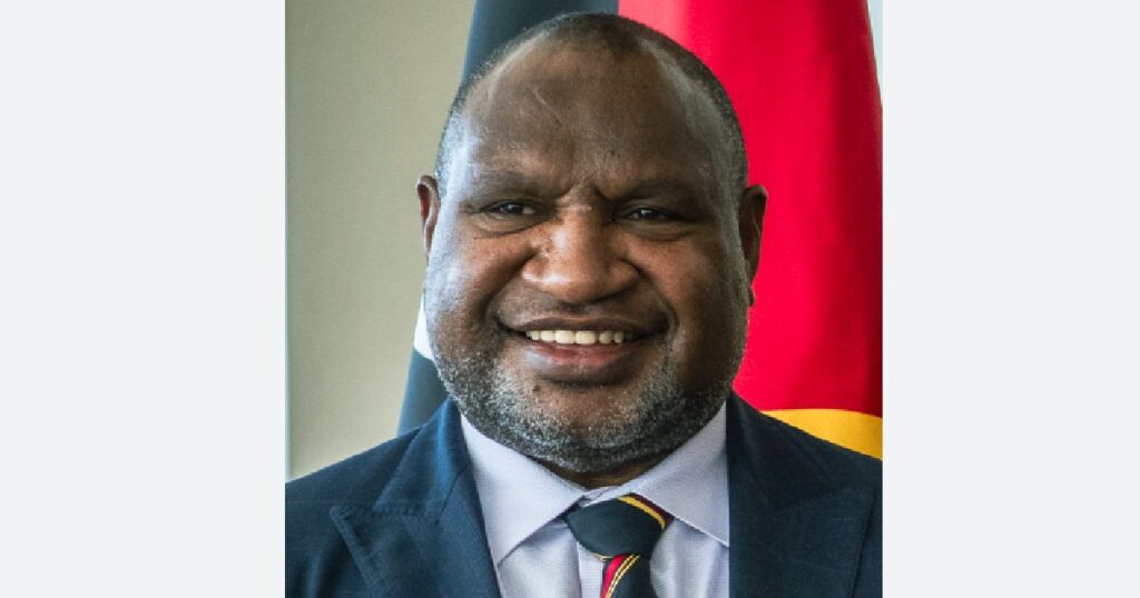 Official photo PNG Prime Minister James Marape via wikimedia
